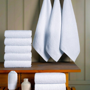 50x90 Peshqir 100% Pambuk White