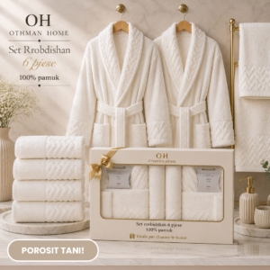 Set Rrobdishan 6 Pjesësh – 100% Pambuk