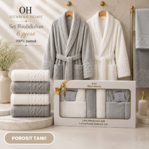 Set Rrobdishan 6 Pjesësh – 100% Pambuk
