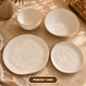 Set Pjatash Elegance White me Detaje Ari