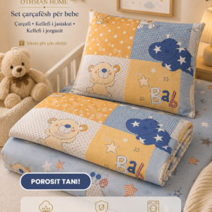 Set Çarçafë për fëmijë 100x150, 100% pambuk
