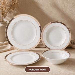 Set Pjatash Porcelani Royal Noir Gold