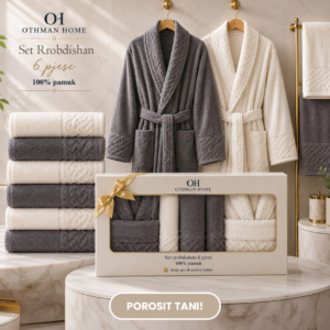 Set Rrobdishan 6 Pjesësh – 100% Pambuk