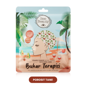 Bee Beauty Maskë Kapelë për Flokë – Terapi me Avull, Vaj Kokosi & Avokado